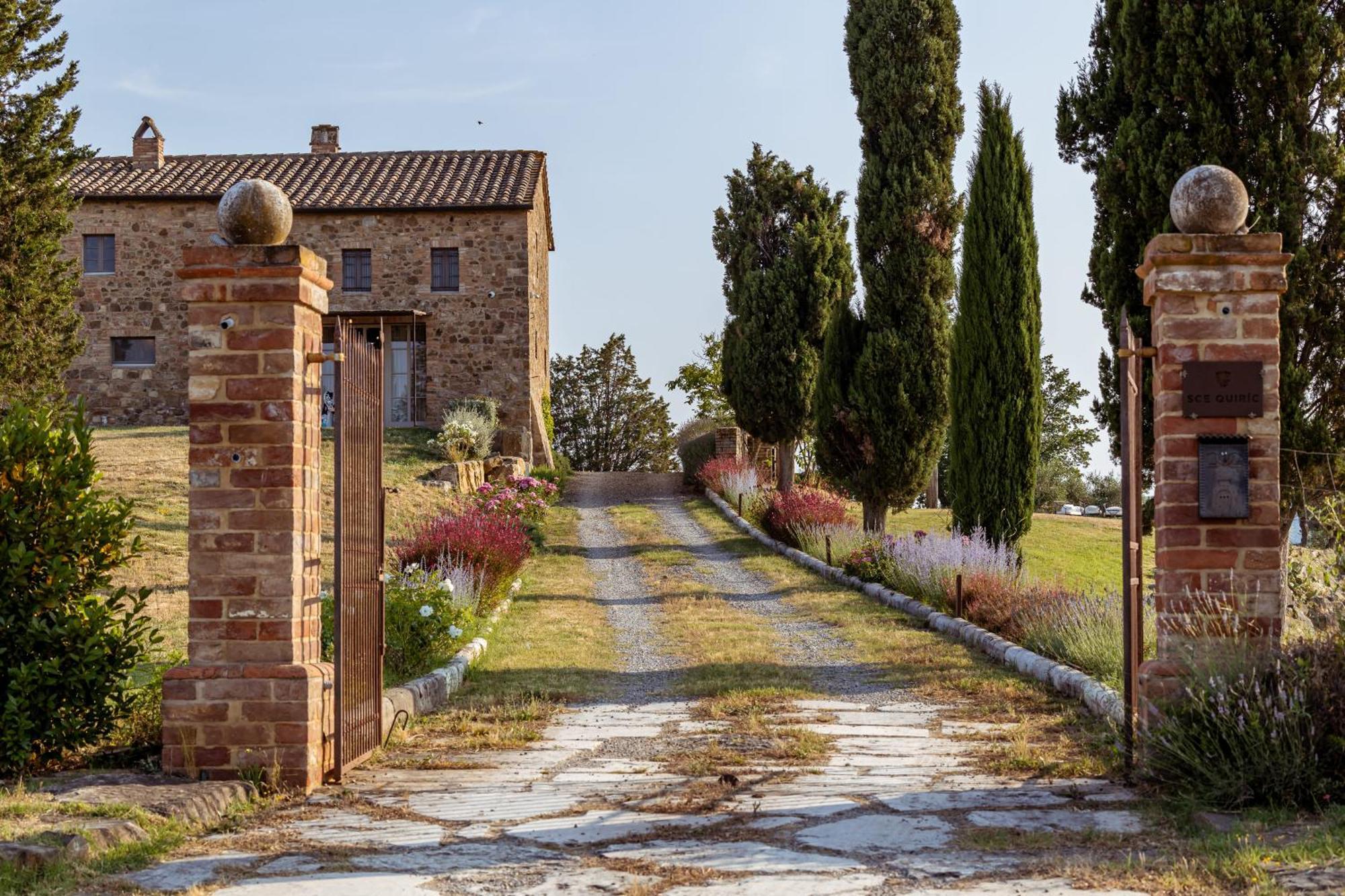 Sce Quiric Villa San Quirico dʼOrcia Buitenkant foto
