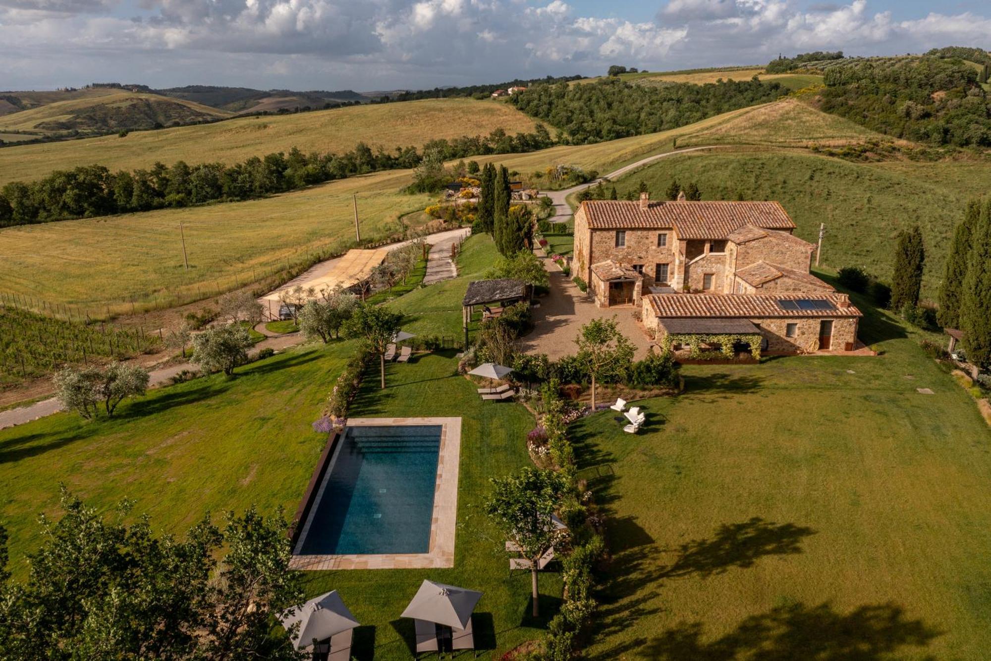 Sce Quiric Villa San Quirico dʼOrcia Buitenkant foto