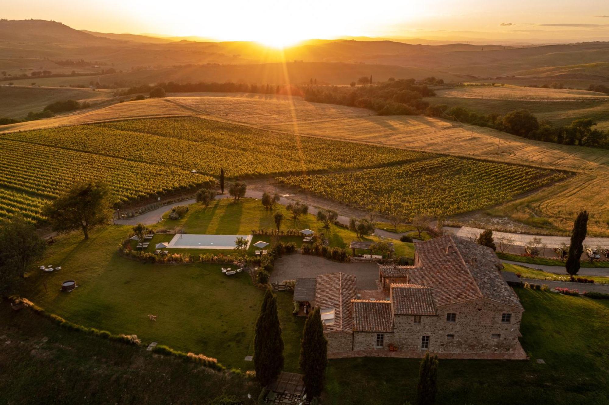 Sce Quiric Villa San Quirico dʼOrcia Buitenkant foto