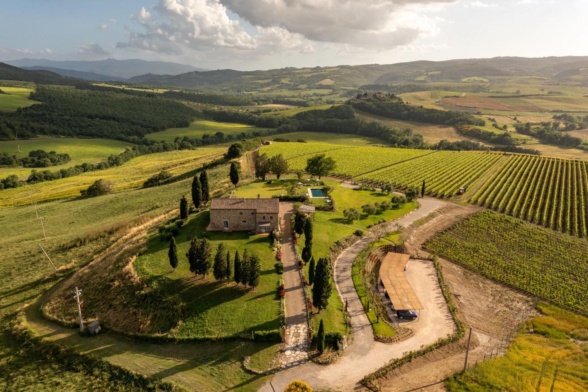 Sce Quiric Villa San Quirico dʼOrcia Buitenkant foto